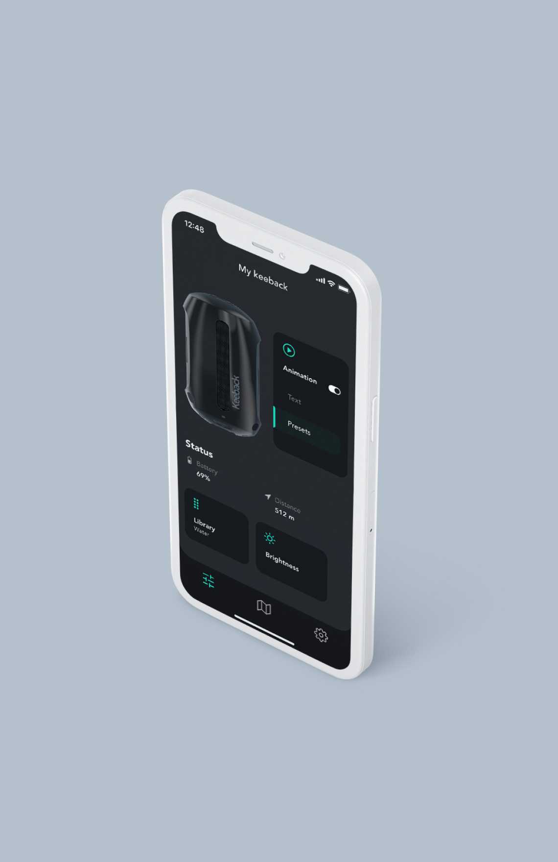 Keeback app on mobile device 2