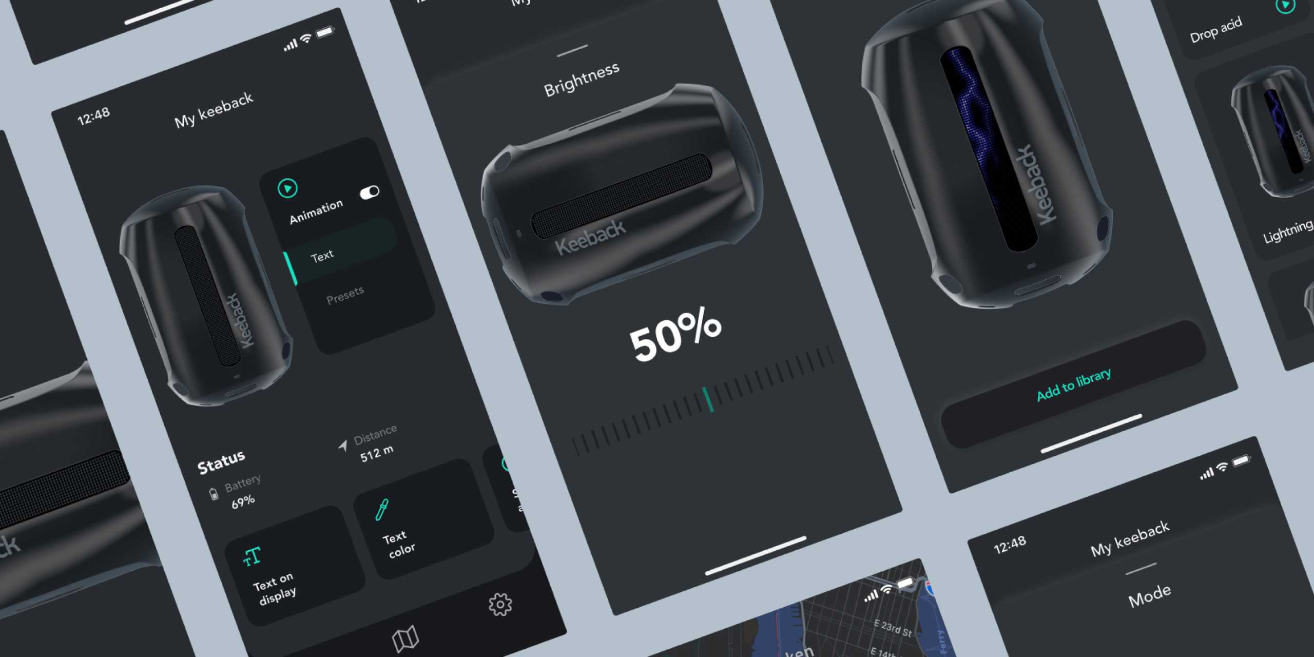 Keeback app beautiful mockup